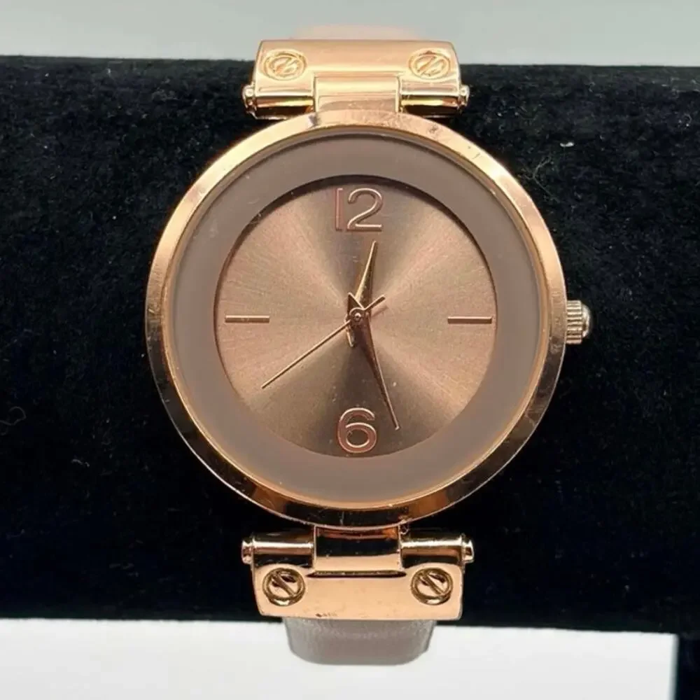 Rose Gold & Gray Classic Watch